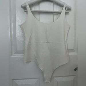 Stella Luce White Bodysuit, Size Medium.